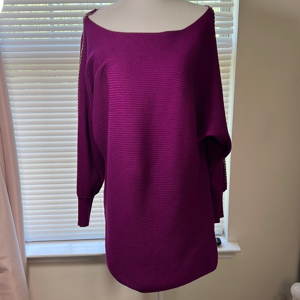 Purple small sweater